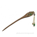 Fashion hair pin exclusive stylish wooden clasp classic national hair wear unique deco accessory wholesale for women HF81468